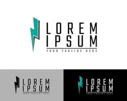 brief s flash. modern logo ontwerp vector