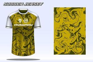 voetbal Jersey sport t-shirt ontwerp mockup voor Amerikaans voetbal club vector