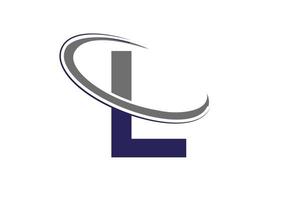 eerste brief l logo voor echt landgoed, bedrijf en bedrijf identiteit vector