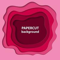 vector achtergrond met magenta roze kleurrijk papier besnoeiing vormen. 3d abstract papier kunst stijl, ontwerp lay-out voor bedrijf presentaties, flyers, affiches, afdrukken, decoratie, kaarten, brochure