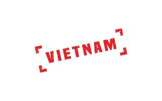 Vietnam postzegel rubber met grunge stijl Aan wit achtergrond vector