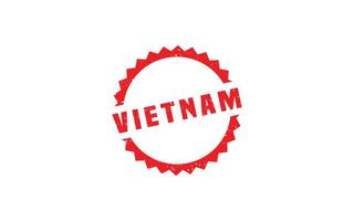 Vietnam postzegel rubber met grunge stijl Aan wit achtergrond vector