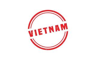 Vietnam postzegel rubber met grunge stijl Aan wit achtergrond vector