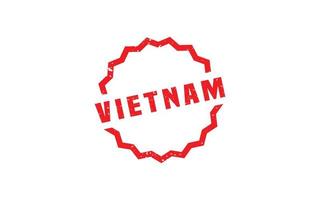 Vietnam postzegel rubber met grunge stijl Aan wit achtergrond vector