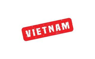 Vietnam postzegel rubber met grunge stijl Aan wit achtergrond vector