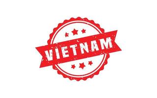 Vietnam postzegel rubber met grunge stijl Aan wit achtergrond vector