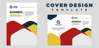 bedrijf profiel Hoes sjabloon lay-out ontwerp of brochure Hoes sjabloon ontwerp vector