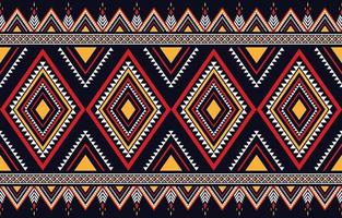 meetkundig naadloos etnisch patroon concept. geometrie inheems stijl naadloos patroon. ontwerp voor inheems, kleding stof, boho, tapijt, ikat, stam, batik, textuur, vector, illustratie, patroon stijl.