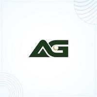 agt gta golf logo sjabloon in modern creatief minimaal stijl vector ontwerp