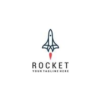 raket logo vector icoon ontwerp sjabloon