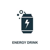energie drinken icoon. gemakkelijk element van drankjes verzameling. creatief energie drinken icoon voor web ontwerp, Sjablonen, infographics en meer vector