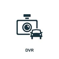 dvr icoon. gemakkelijk element van auto delen verzameling. creatief dvr icoon voor web ontwerp, Sjablonen, infographics en meer vector