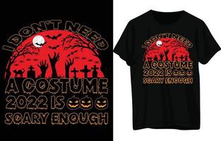 halloween t-shirt ontwerp vector