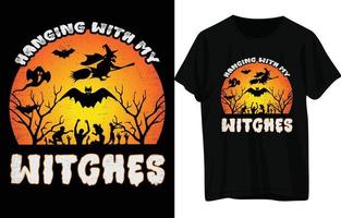 halloween t-shirt ontwerp vector