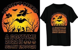 halloween t-shirt ontwerp vector