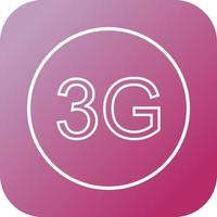 beautifu 3g lijn vector icoon