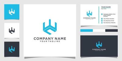 wc of cw brief logo ontwerp vector