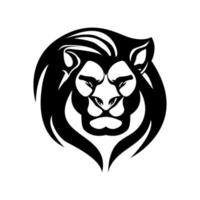 leeuw hoofd logo illustratie vector