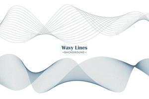 abstract achtergrond met vloeiende lijnen golven vector