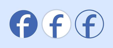 facebook icoon logo vector