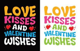 valentijnsdag typografie t-shirt ontwerp . vector