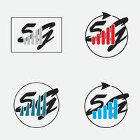 vijf g logo vector illustraties