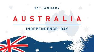 gelukkig Australië dag - onafhankelijkheid dag poster. 26e van januari. Australisch dag viering. gedenkteken Australië dag vector ontwerp illustratie. Australië dag achtergrond.