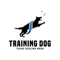 hond opleiding logo icoon vector geïsoleerd