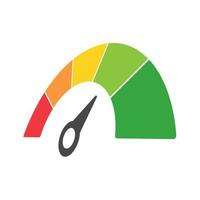 kilometerstand naald- maatregelen de niveau van bedrijf risico. concept van risico beheer voordat investeren vector