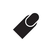 vinger nagel vector voor website symbool icoon presentatie