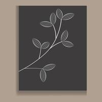 creatief minimalistische hand- trek abstract kunst achtergrond. modern esthetisch illustraties. Boheems stijl verzameling van hedendaags artistiek ontwerp voor muur decoratie, ansichtkaarten, affiches, en brochures. vector