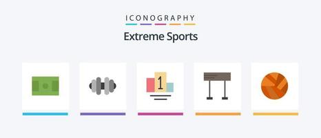 sport vlak 5 icoon pak inclusief . lijn. sport. creatief pictogrammen ontwerp vector
