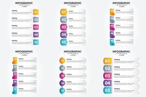 vector illustratie infographics vlak ontwerp reeks voor reclame brochure folder en tijdschrift