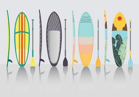 paddle board vector pack