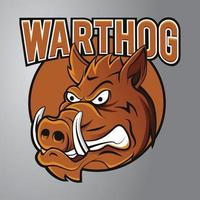 wrattenzwijn mascotte logo vector