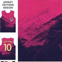 abstract grunge zwart en roze concept vector Jersey patroon sjabloon voor het drukken of sublimatie sport- uniformen Amerikaans voetbal volleybal basketbal e-sport wielersport en visvangst vrij vector