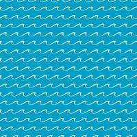 patroon golven, water van oceaan of zee achtergrond vector