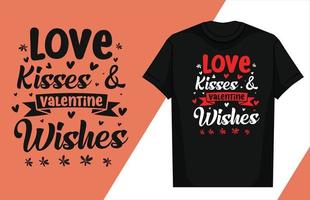 liefde typografie belettering ontwerp liefde typografie t-shirt ontwerp Valentijn typografie t-shirt vector