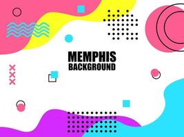 abstract geometrie achtergrond met Memphis ontwerp element. modern behang voor presentatie. vector