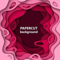 vector achtergrond met magenta roze kleurrijk papier besnoeiing vormen. 3d abstract papier kunst stijl, ontwerp lay-out voor bedrijf presentaties, flyers, affiches, afdrukken, decoratie, kaarten, brochure