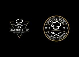 chef restaurant logo voorraad illustraties sjabloon vector