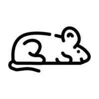 muizen dier lijn icoon vector illustratie