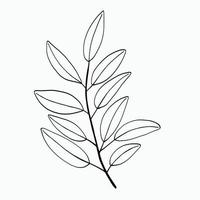 eenvoud bloemen uit de vrije hand tekening vlak ontwerp. vector