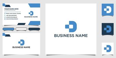 abstract brief d CD logo ontwerp met menselijk concept. de logo kan worden gebruikt voor bedrijf technologie vector