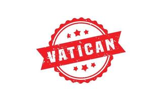 Vaticaan rubber postzegel met grunge stijl Aan wit achtergrond vector