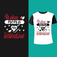 gelukkig Valentijnsdag t-shirtontwerp vector