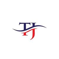modern tj logo ontwerp voor bedrijf en bedrijf identiteit. creatief tj brief met luxe concept. vector