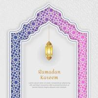 Ramadhan kareem sociaal media banier vector