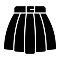 vector ontwerp van rok in modern stijl, klaar naar gebruik