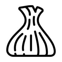 khinkali traditioneel voedsel lijn icoon vector illustratie